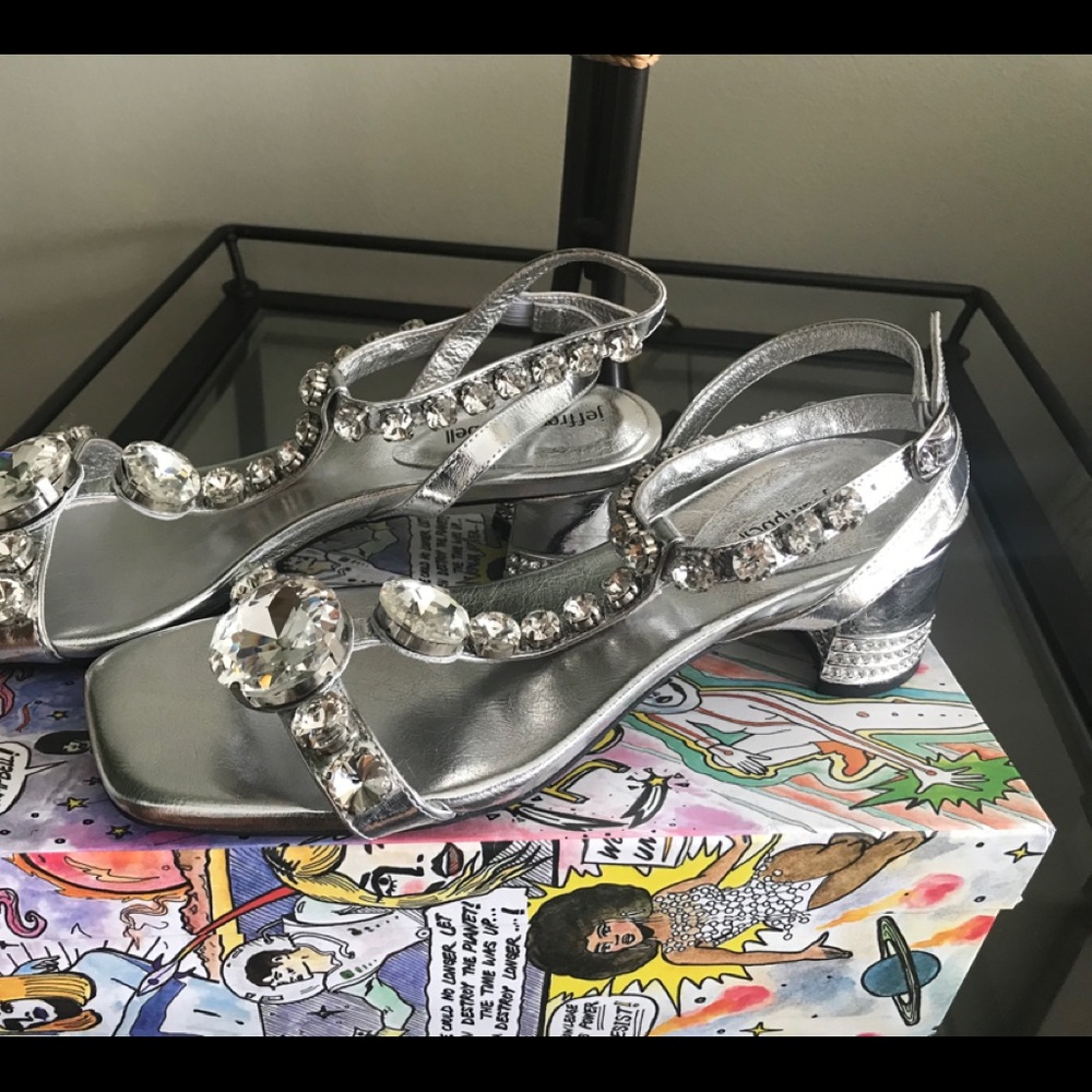 Jeffrey Campbell Blinged Sandal - Picture 7 of 7